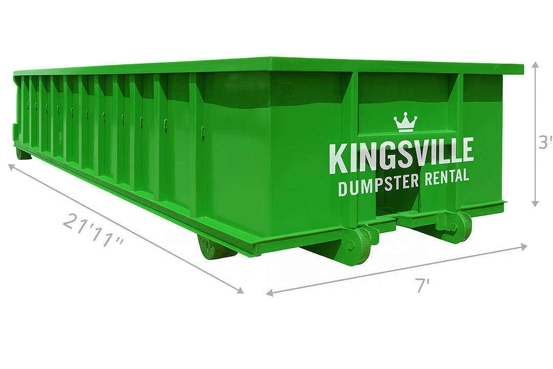 Kingsville Dumpster Rental - Roll off dumpsters
