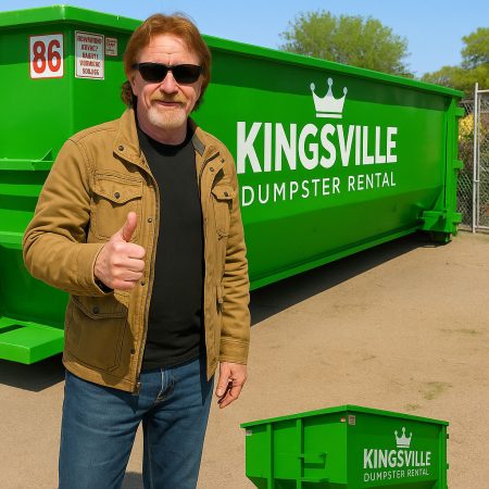 Owner Bill Baker standing in front of Kingsville TX Dumpster Rental